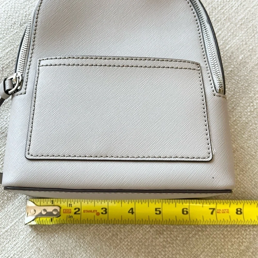 Kate Spade Bag Women’s Gray Leather Mini Cameron Backpack Convertible Straps